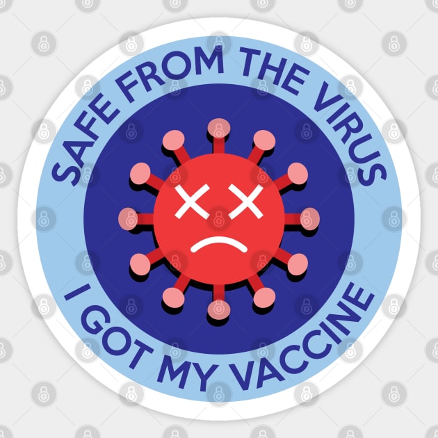 I Got My Vaccine Colour Sticker by felixbunny